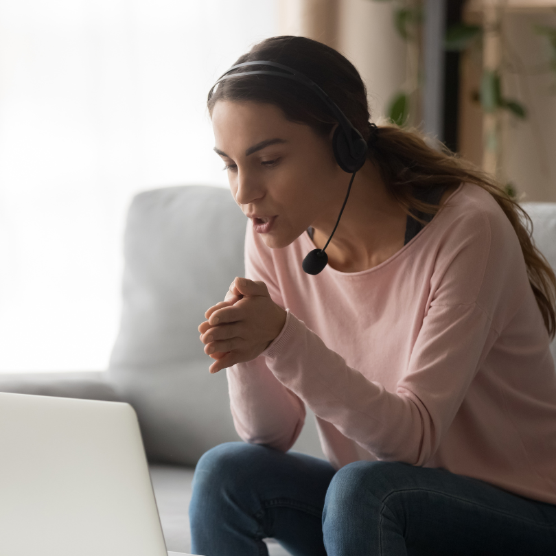 certified career coach coaching a job seeker online